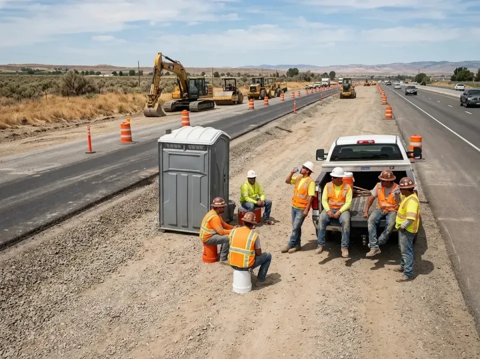 highway-road-construction-crew-007 — frequently asked questions, Porta Potty and Restroom Rentals in Pittsboro, IN